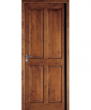 Porte intérieure battante en bois massif style moderne Zephyr