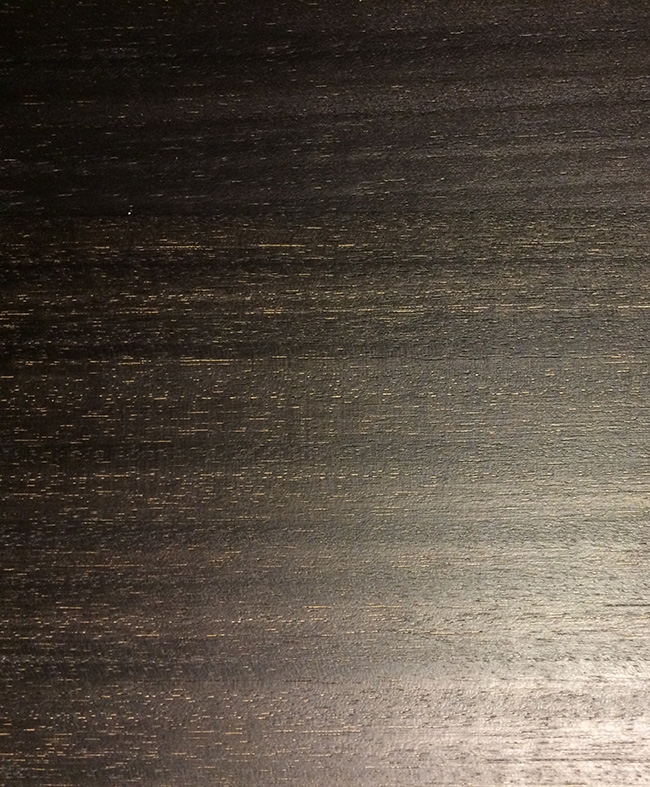 porte coulissante Calypso 1 hublot bois exotique massif gris graphite PAUL  CEYRAC E-couliss